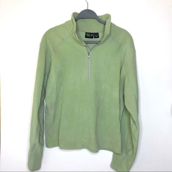 Mountain Hardware 1/4 Zip Fleece Pullover Sage L - Picture 1 of 8